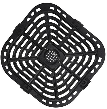 Air Fryer Replacement Grill Replacement Tray Square, Instant Air Fryer Grill Pan Replacement Tray Pan Square Grill Pan Tray Parts 304 Stainless Steel