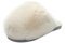 JOMIX Ciabatte Pelose Donna Invernali da Casa Pelliccia Sintetica Pantofole Pelose Donna Calde e Comode MD3753-2 (Bianco, 36)