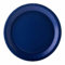 SANYGIENE Assiette Carton Jetable Bleu Marine | Kit 50 Assiettes Rondes Rigides 18 cm | 100% Biodégradable et compostable | Vaisselle Economique | Fromage, Dessert - Traiteur et Pique Nique