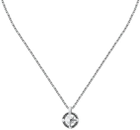 Morellato Collana Uomo in Acciaio, Cristalli, Collezione Versilia, Rosa dei Venti - SAHB14