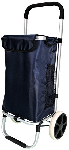 MY TRAVEL BAG Alu Trolley Einkaufstrolley Tasche Einskaufsroller Einkaufswagen (dunkelblau)