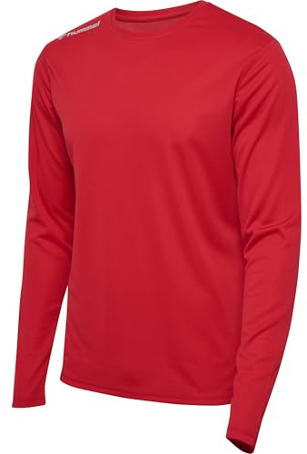 hummel Herren Hmlrun Jersey L/S Blouse, Tango Red, M EU