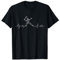 Badminton Herzschlag Federball Jungen Kinder Herren T-Shirt