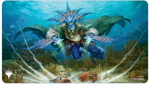 Ultra Pro - Magic - The Gathering - Die Morde im Herrenhaus von Karlov - Spielmatte Morska, der Unterwasserhund (60 x 34 cm)
