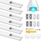 Chesbung LED Aluminium Profil Weiß, 6X1m Leisten U-Form LED-Kanäle Profil für LED-Streifen (1-12mm), mit Endkappen, Metall Befestigungs Clips und Montagematerial (6x1M-U - Weiß)