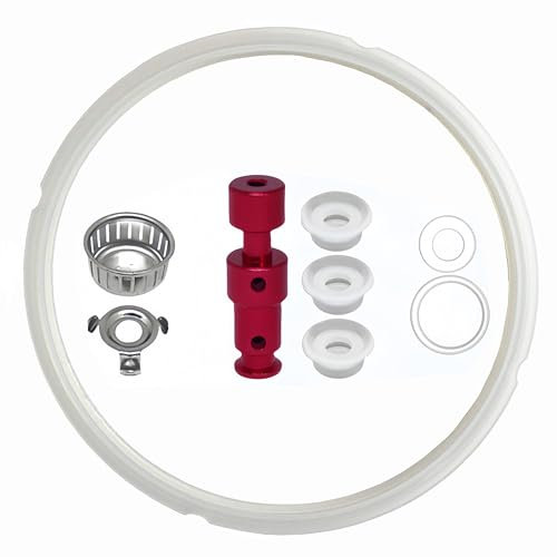 Pnltae Replacement Sealing Ring Set for Instant Pot Pro 60 Pro Plus 60 Duo Evo Plus 60 6 Qt, Include Sealing Ring Float Valve Seal and Anti-Block Shield, Set of 9