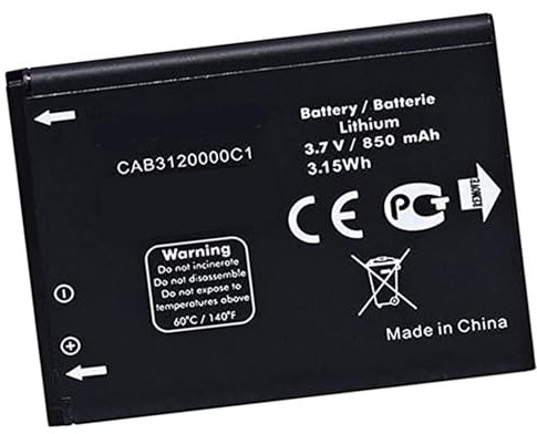 FURFURAKKU Ersatz Akku Für OneTouch CAB22B0000C1 OT-2010 2010A 2010D 2010E 2010X 2012D