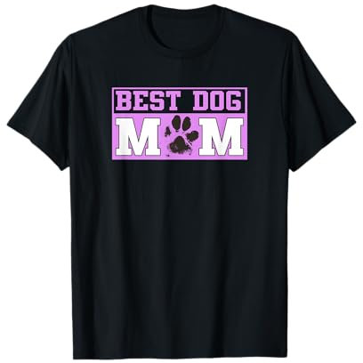 Best Dog Mom Bloc avec imprimé chiot boueux T-Shirt