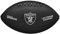 Wilson NFL Team Metallic Premiere Las Vegas Raiders Ball WF4015817XB, Unisex American Football Balls, Black, 9 EU