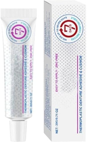 Colle Dentaire Extra Forte Thermoplastique Pour Prothèses Dentaires : Faites À Nouveau Adhérer Votre Prothèse Adhésif Souple Pour Prothèses Dentaires En Thermoplastique Souple Et Pliable