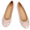 Dernolsea Womens Ballet Flats, Patent Leather Bow Round Toe Foldable Flat Slip On Pumps Dolly Ballerina Shoes Pink 5 UK
