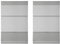GARDINIA EASYFIX Raff-Rollo 2er-Set, Verdunklungsrollos ohne Bohren, Magnetisch, Inkl. Klettband, Raff-Gardine, Blickdicht, Grau, 70 x 140 cm BZW. 80 x 140 cm (BxH)