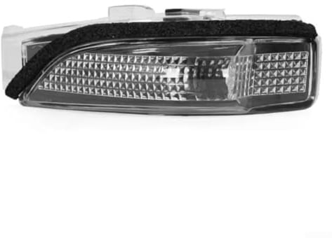 TDCuizent Linker Außenspiegel Blinkerlinse ABS Schwarz Transparent für Toyota für Auris 2013-2018 für C-HR 2016-2020 für Corolla 2013-2018 OEM 81741-02040 Ersatz Außen Autoteil