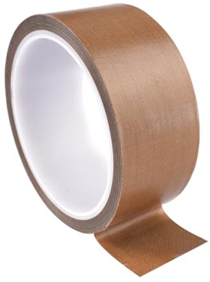 40 mm X 10 m Teflonband Selbstklebend, Hochtemperaturbeständig Teflon | Klebeband für 3D-Drucker, Hitzebeständig Bis 300°C Hitzebeständiges Klebeband zum Impulssiegeln in Vakuumverpackungsmaschinen