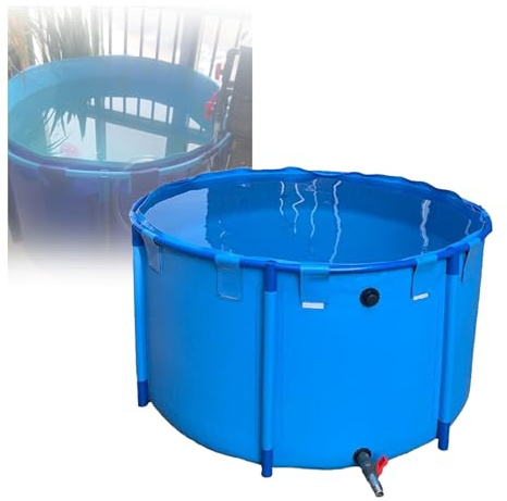 Piscine hors sol pliable avec cadre en acier, construction en PVC robuste pour un assemblage facile et une utilisation en extérieur