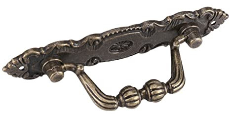 Fdit 4 Stück Eisen Möbel Schublade Schrank Schreibtisch Tür Griff Hardware DIY Decor
