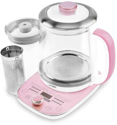 Aroma Professional AWK-701 16 en 1 Nutri-Water, verde, fruta, té de flores, café, hervidor multiusos, temporizador de retardo, rosa