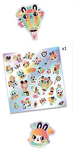 DJECO Lovely Rainbow 39264 Luftballons, Unisex-Infant, mehrfarbig