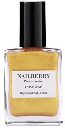 Nailberry L'Oxygéné Oxygenated Nail Lacquer | Golden Hour, 15ml | Polish for a Healthier Manicure & Long Lasting Colour | 12-Free, Vegan, Halal, Cruelty & Gluten Free