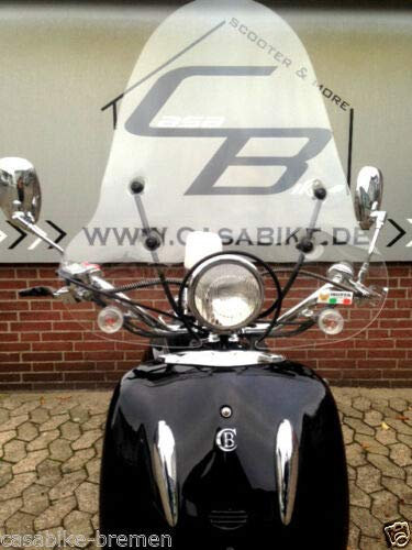 Italienisches Windschild Roller Windabweiser Windschutz Retroroller Motorroller