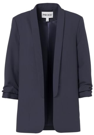 PIECES Damen Pcboss Noos 3/4 Blazer, Night Sky,XXL