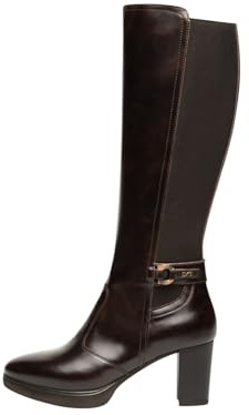 Nero Giardini I514601D Stivali Donna in Pelle E Tessuto