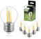 LUMILED LED Lampen E27 P45 7W ersetzt (60W Glühlampe) 6 Stück Set, 806lm 4000K Neutralweiß, 360 Grad Lichtwinkel 230V, Glühbirne Birne Leuchtmittel Kugelform Kugel Energiesparlampe