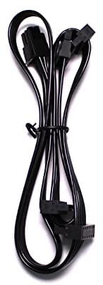 Xilence XZ182 Câble SATA, 4x prises SATA, 500mm, uniquement pour les blocs d'alimentation modulaires de la série X, X+ et A+III, noir