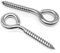 Dewohler Ösenschraube Edelstahl, 30 Stück M6×83mm Ringschraube, Haken zum Schraubhaken, Schraubösen, Ösenhaken, Deckenhaken für Hängematten, Weihnachtsgirlande, Festkabel, Vogelkäfig