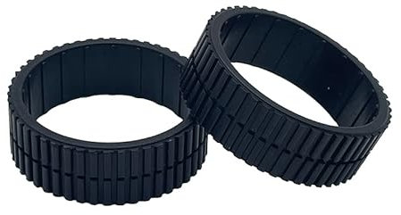 2er Pack Radreifen als Ersatz für iRobot Braava 380T, 390T, 375T, 380, 390, 320, 321, Mint Plus 5200, 4200 Anti-Rutsch-Räder Gute Haftung und einfache Montage