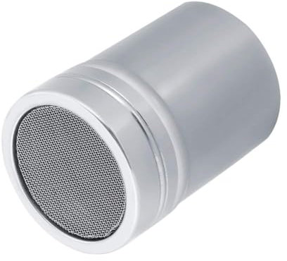 Powdered Sugar Shaker Duster, Spice Shaker Cinnamon Shaker Flour Sifter Powder Dispenser Stainless Steel Fine Mesh Dredges Shakers for Cinnamon Flour Salt Pepper(L)