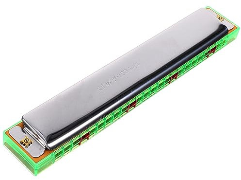 Toyvian Mundharmonika Metall Mundharmonika Kompakt Musikinstrument Mit Lagerung Box Tragbar Für Reise Und Familienfeiern