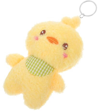 ORFOFE Plüsch-Küken-Anhänger Kuscheltier Küken Peep-Plüsch Schlüsselringe Schlüsselbund Gefüllte Huhn-Schlüsselanhänger-Ornamente Gefüllte Hühnchen-Charms niedlich Zubehör Schal Taschen