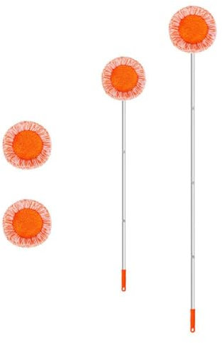 Nuovo mocio girasole per la rimozione della polvere e lavaggio auto rotante pulito assorbente piatto ciniglia potente mop