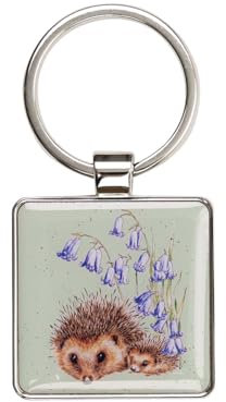 Wrendale Designs Schlüsselanhänger Love and Hedgehugs Igel, lichtgrün, 40mm x 80mm