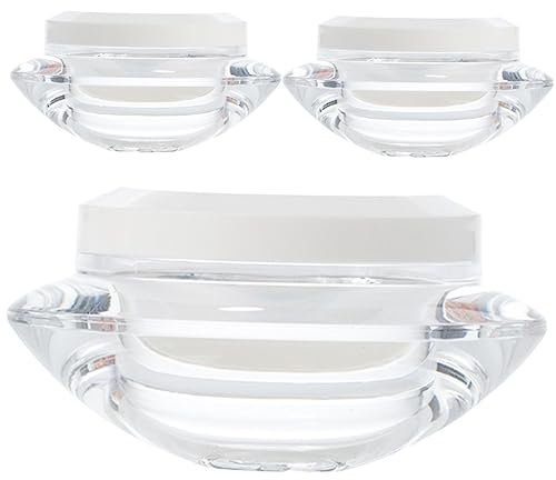 Healeved 3stücke Leere Nachfüllbare Kosmetikbehälter Transparente Creme Und Lotiondosen Für Für Ointments Lotionen Und Proben