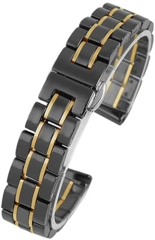 THBGTCNQ Keramik-Uhrenarmband, 20 mm, 22 mm, Universal-Uhrenarmband, Schnellverschluss-Uhrenarmband, Ersatzarmband for Männer und Frauen(K,22mm)