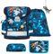 Belmil Classy Schulranzen Set 5 teilig mit extra Schlüsselanhänger (Infinity Space)