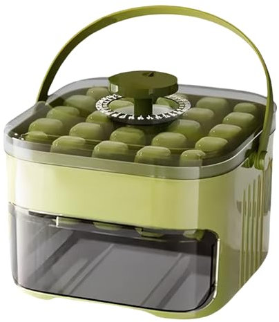 Eisblockform, Easy Press Ice Maker - Eisbehälter für Gefrierschrank mit abnehmbarem Deckel - Keine Berührung, einfache Veröffentlichung, wiederverwendbare kühlen Würfelhersteller für Cocktail, Whisky,