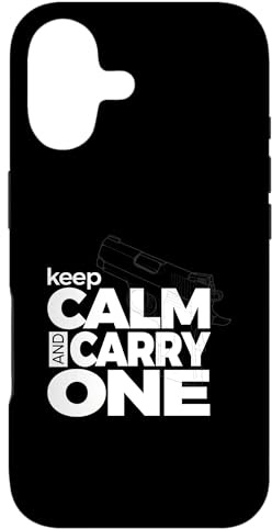Hülle für iPhone 17 Pistole, Waffe und Kugeln