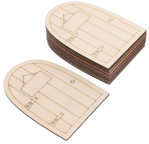 SEWOART 12pcs Unpainted Wooden Fairy Doors Miniature Outdoor Garden Decor Accessories for DIY Craft Projects Versatile Playful Style Enhancer for Fairy Garden Landscaping