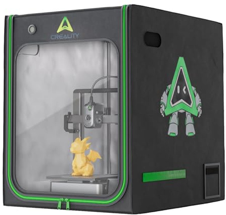 Creality Ender 3 Boîtier pour imprimante 3D avec ventilation et lumière LED 52 x 60 x 75 cm - Ignifuge - Température constante Ender 3 - Ender 3 - Ender 3 V3