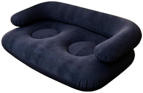 Generico Divano Trasformabile In Lettos - Divano Pieghevole | Portatile E Comodo Con Braccioli Divanos Gonfiabile, Divanos Gonfiabile Da Campeggio, Ideale Per Terrazza, Giardino, Balcone