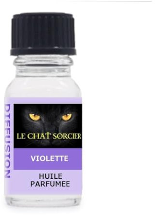 Le Chat Sorcier - Parfum d'Ambiance - Huile Parfumée - Violette (10ml)