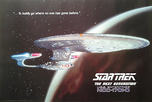 Close_up Star Trek, The next Generation: U.S.S. Enterprise NCC-1701-D | US Import Filmplakat, Poster [68 x 98 cm]