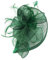 Ulalaza Frauen Fascinators Hut Haarspange Feder Hochzeit Braut Cocktail Hut Derby Kirche Bankett f¨¹r M?dchen