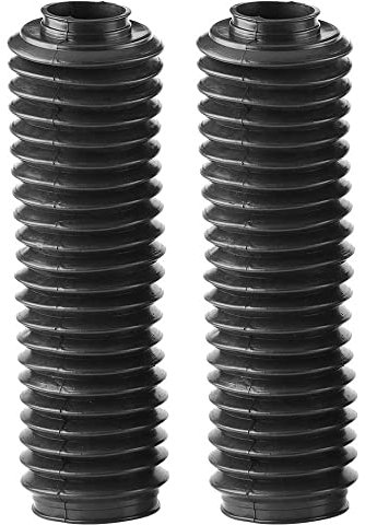 POFET 1 Pair Rubber Fork Gaiters Motorcycle Boot Protector Cover Motorbike Front Fork Boots Rubber Shock Gaiters Cover for CQR ATV Dirt Bike