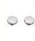 Dreneco 2 Pack Door Knobs Drawer Knobs Cupboard Knobs Drawer Handles Cupboard Handles Cabinet Pulls (Single Hole, Brushed Chrome)