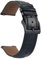 EACHE Uhrenarmband 18mm Schwarz Alligatorkorn, Krokoprägung Leder Vintage für Herren Damen, Schnellverschluss Geprägtes Uhrenarmband mit Schwarzer Schnalle