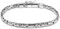 INSPIRING JEWELLERY Herren Armband 925 Sterling Silber oxidiert Bali Königskette 4mm Breite 7 7,5 8 8, 8,5 pollici, Sterling-Silber